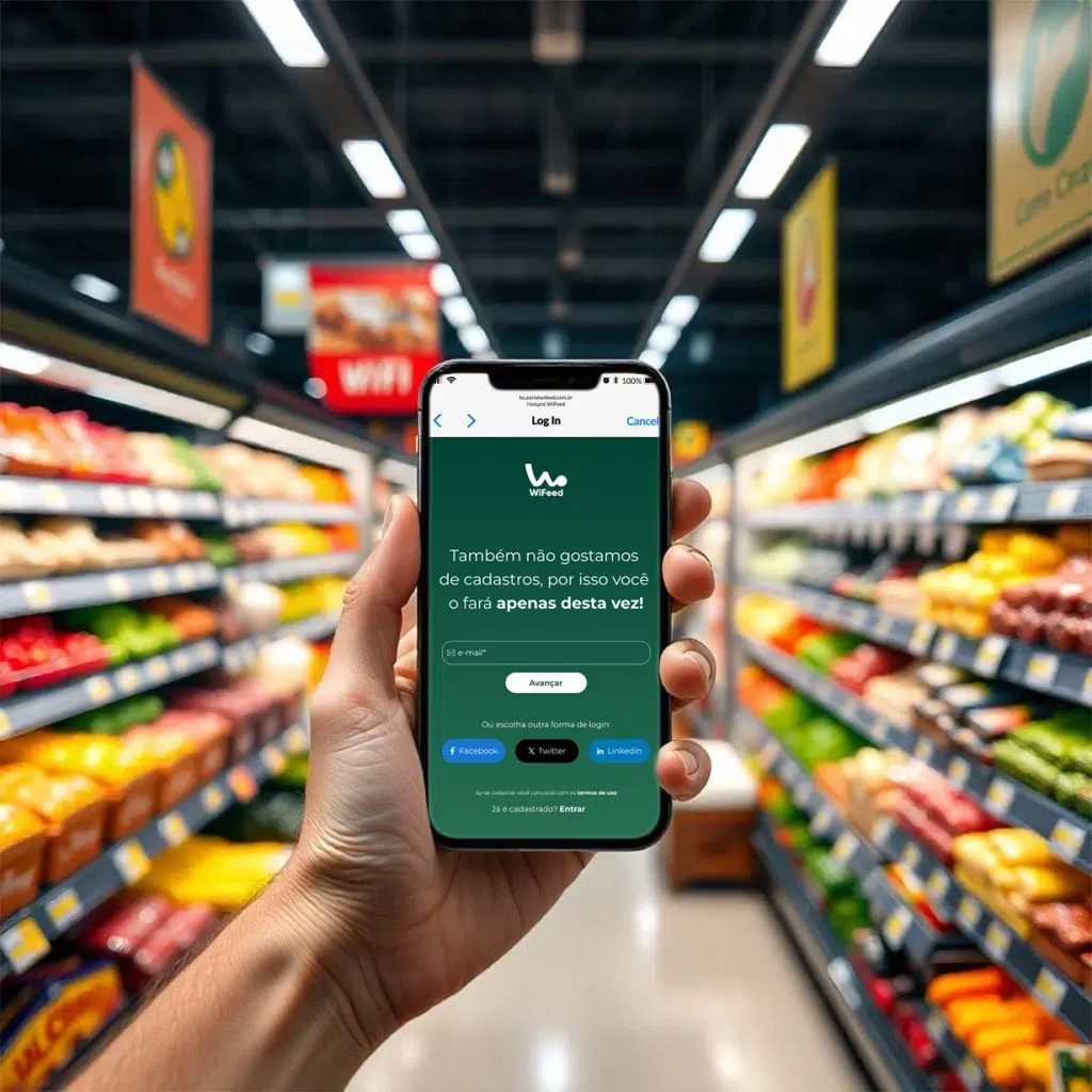 Captive Portal em Supermercados